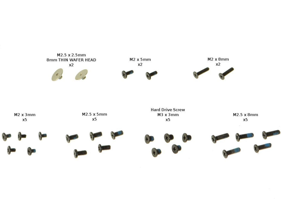 New Basic Dell OEM Laptop Screw Kit Assorted Pack