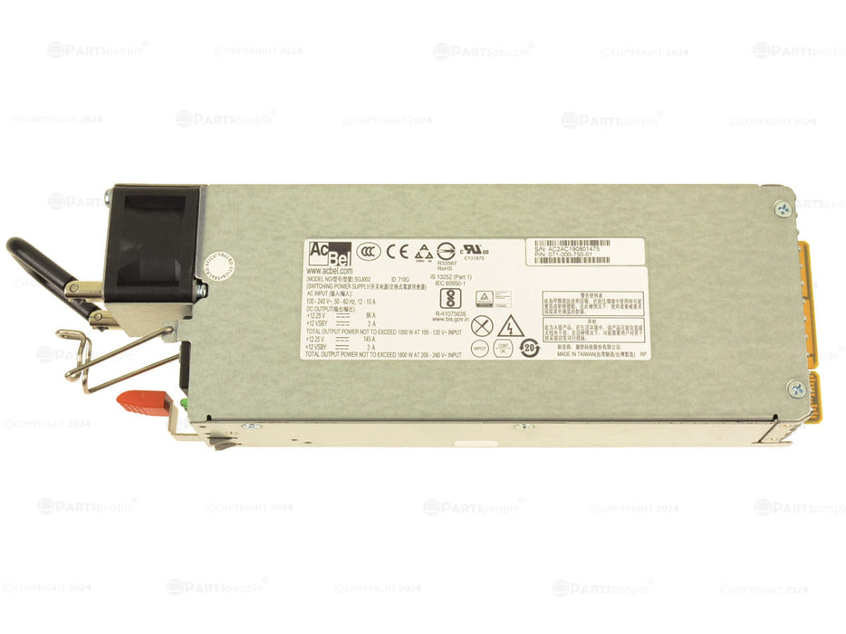 New Dell OEM EMC Unity XT 480 1800 Watt Power Supply SGJ002