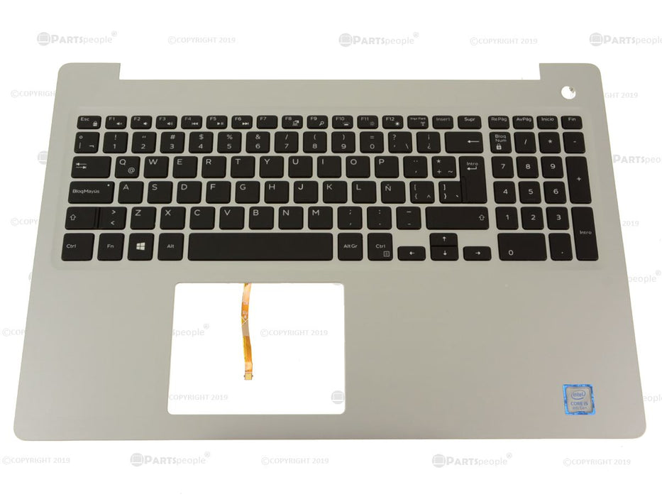 New Spanish Dell OEM Inspiron 5570 5575 Palmrest Keyboard Assembly Spanish KB 4R2N2