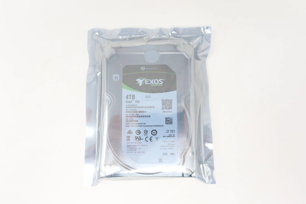 New Seagate Exos 7E8 ST4000NM0075 4TB 3.5” 7.2K RPM 4Kn SAS HDD 1Z1207-004