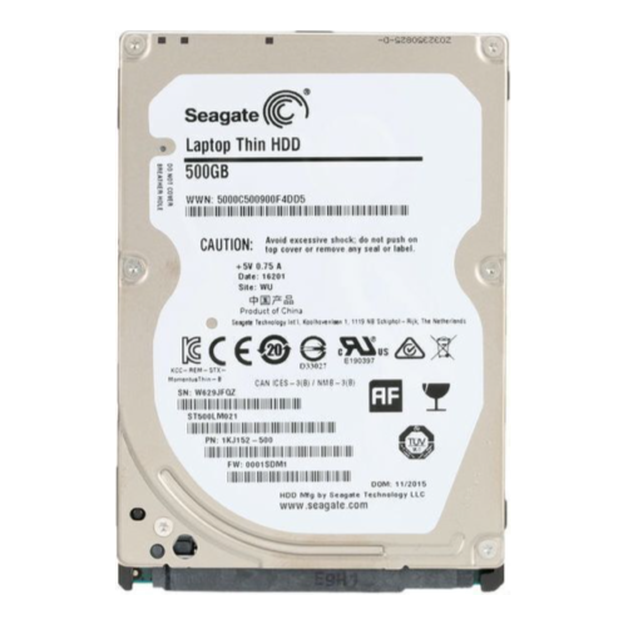 New Seagate 500GB Thin Hard Drive 2.5"SATA 6Gb/s Internal Hard Disk Drive ST500LM021