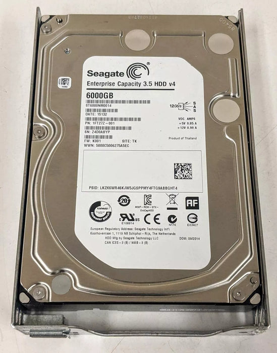 Seagate ST6000NM0014  6TB 7.2K 3.5 12G 4Kn SAS - LaptopParts.ca