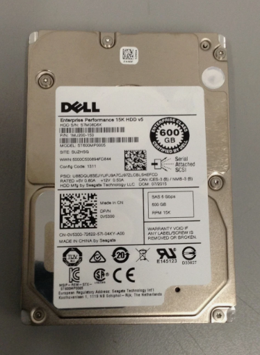 New DELL ST600MP0005 Hard Drive 600GB 15K SAS 12Gbps 2.5"