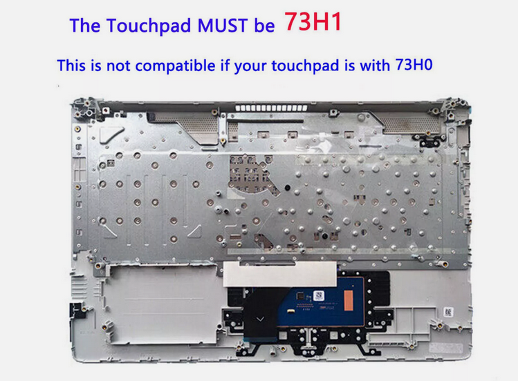 New Top Cover Upper Case HP 17-BY 17T-BY 17-CA 17Z-CA Palmrest non-backlit US Keyboard Without ODD with PTP Touchpad L92785-001 - LaptopParts.ca