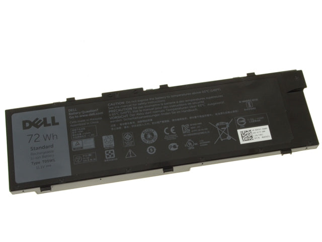 Used Dell Original Precision 7510 17 7710 6-cell 72Wh OEM Battery T05W1