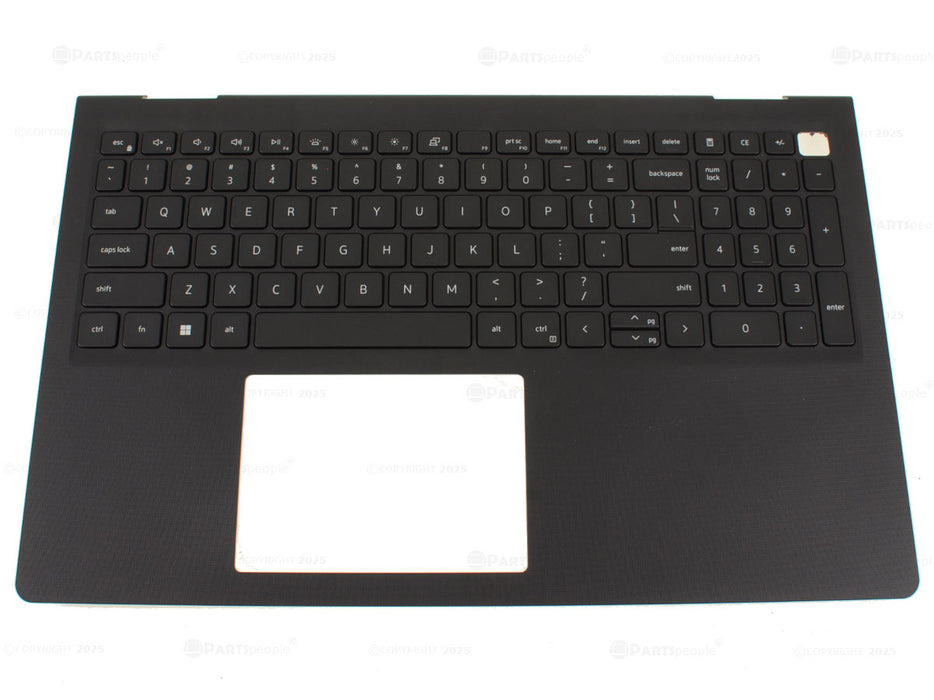 New Dell OEM Vostro 15 3520 3525 3530 3535 Palmrest Backlit Keyboard Assembly Nvidia Without Antennas T6VFD