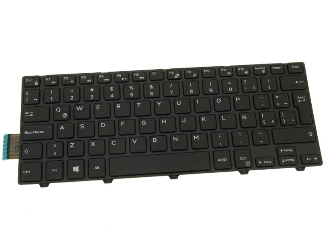 New SPANISH Dell OEM Inspiron 3441 34423443  Latitude 3450 Laptop Keyboard Non-Backlit TCKCW