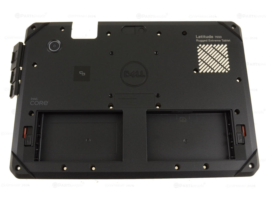 New Dell OEM Latitude 7030 Rugged Extreme Tablet Bottom Base Cover Assembly NFC Dual Battery Bay TJ6K7