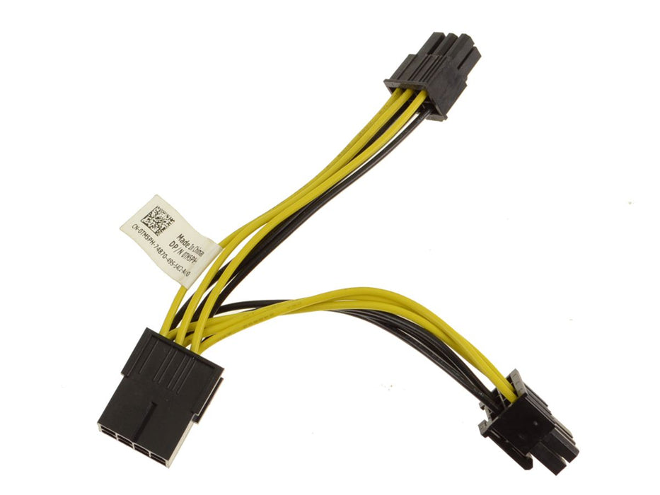 Used Dell OEM Precision Workstation 7910 PCI-e Aux Power Cable 1x 8-Pin to 2x 6-Pin TM5PH