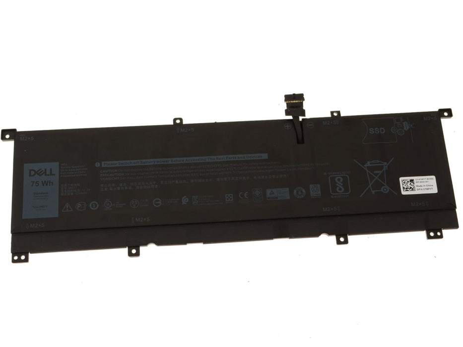 Used Dell Original XPS 9575 Precision 5530 2-in-1 6-Cell 75Wh OEM Extended Battery 8N0T7