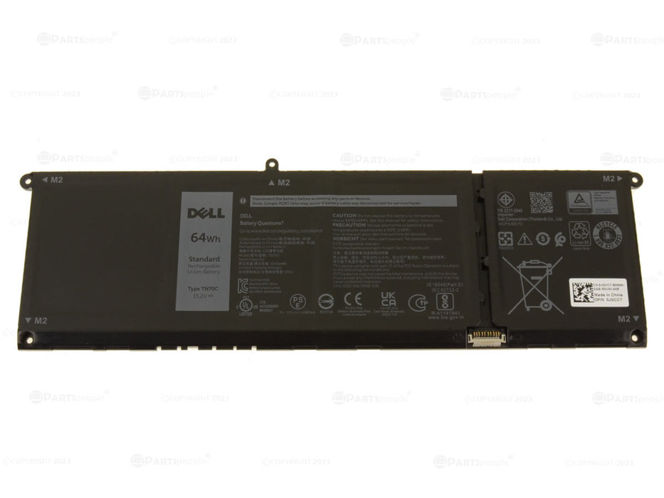 New Dell Original Inspiron Plus 7420 4-Cell 64Wh Battery TN70C JGCCT N9XX1