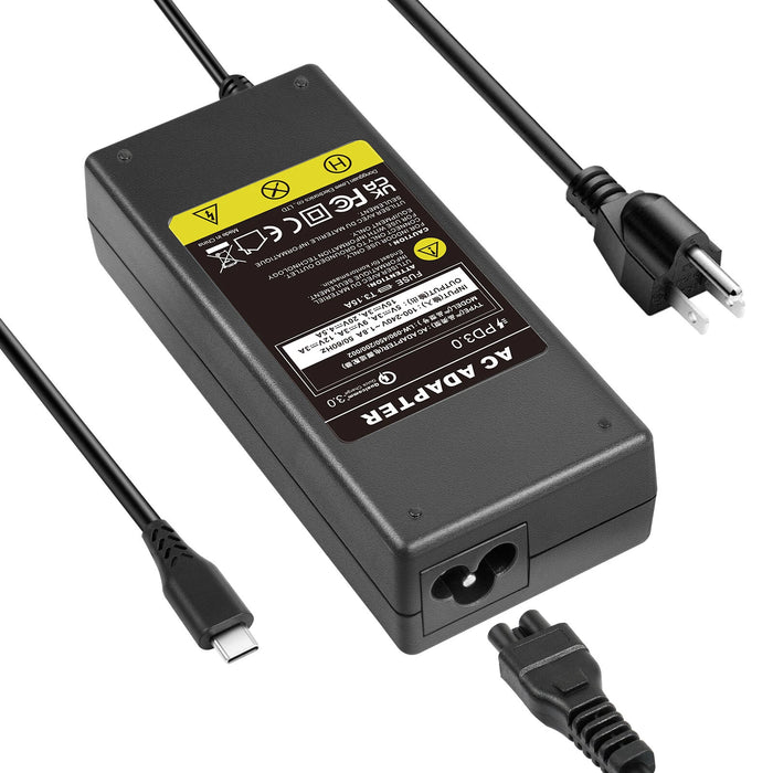 New Compatible HP Spectre x360 15-BL 15-BL100 15-BL012DX 90W USB-C Slim AC Adapter TPN-DA08