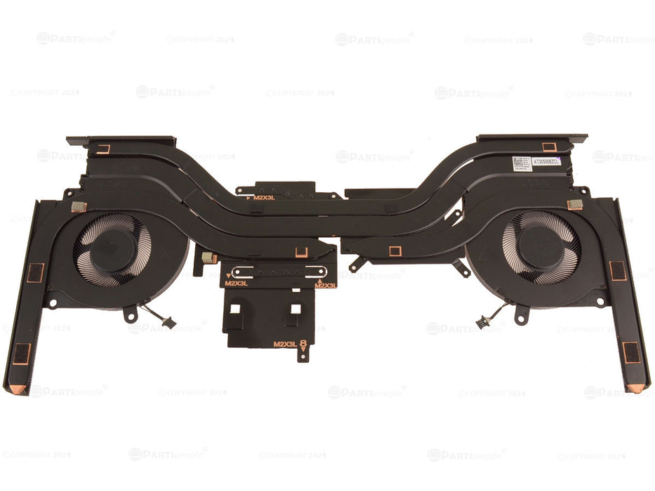New OEM Alienware x17 R1 CPU Graphics Cooling Heatsink Fan Assembly TPTY6