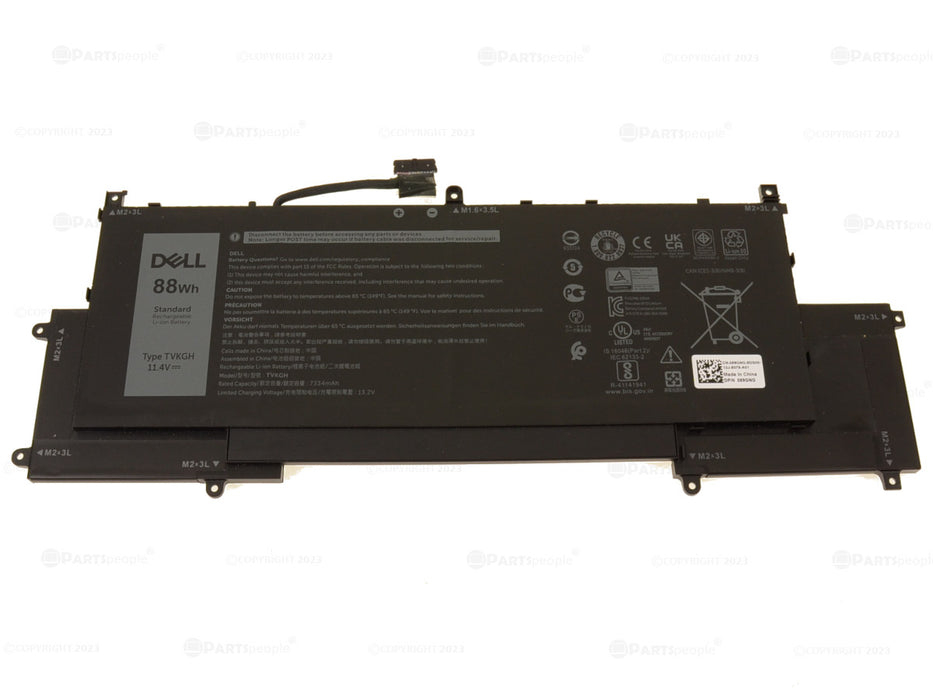 New  Dell OEM Original Latitude 9510 9520 88Wh 6-cell Laptop Battery TVKGH