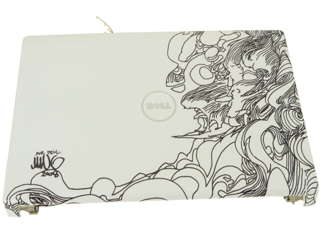 New Surfers Dell OEM Studio 1555 1557 1558 15.6" LCD Back Cover Lid Top  Hinges U150N