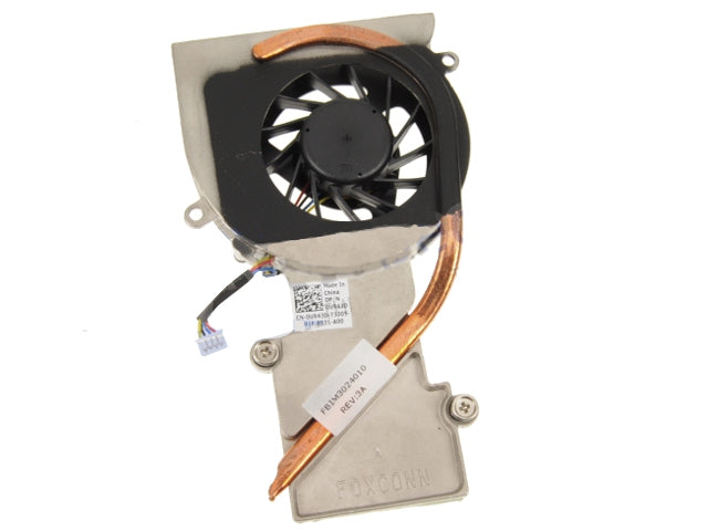Dell OEM Studio XPS 1340 Cooling Fan Video Chipset Heatsink Assembly for Discrete Nvidia 9500 GS Video - U943D w/ 1 Year Warranty