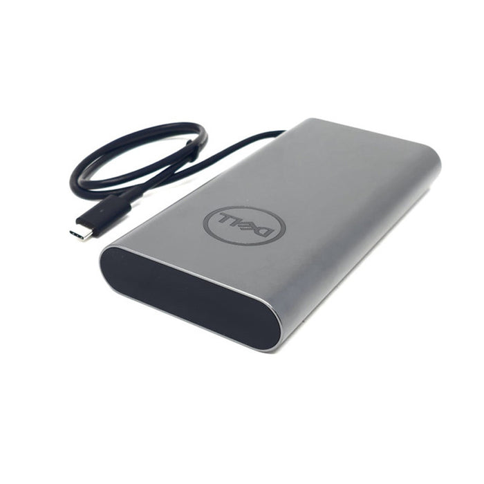 New Dell PW7018LC Notebook Silver Power Bank Plus USB-C 39FCW 65Wh