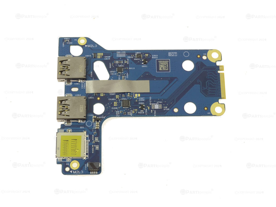Refurbished OEM Alienware m16 R2 Right Side USB Ports Micro-SD Card Slot IO Circuit Board Right Side V1F1K