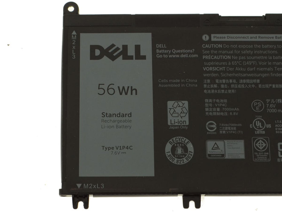 New Dell OEM Original Chromebook 13 3380 V1P4C Battery 56Wh