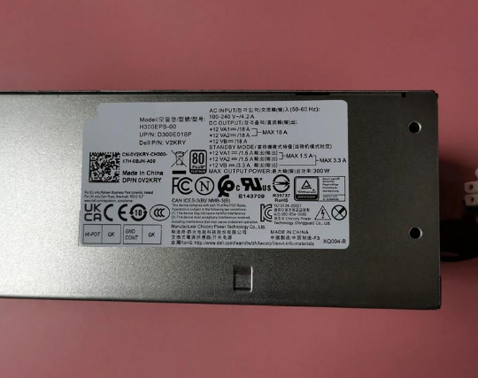 New Dell 7070 7090 7080 5090 3080 3070 H300EPS-00 300W Switching Power Supply V2KRY 0V2KRY