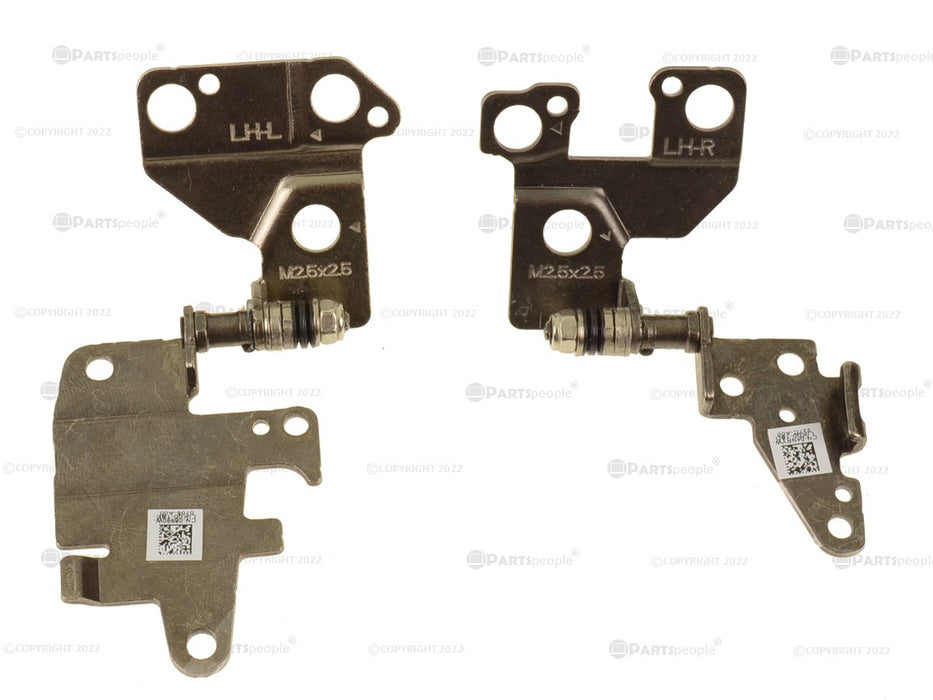 Used Dell OEM Vostro 3400 3401 Hinge Kit Left and Right 8990W 4NRYW