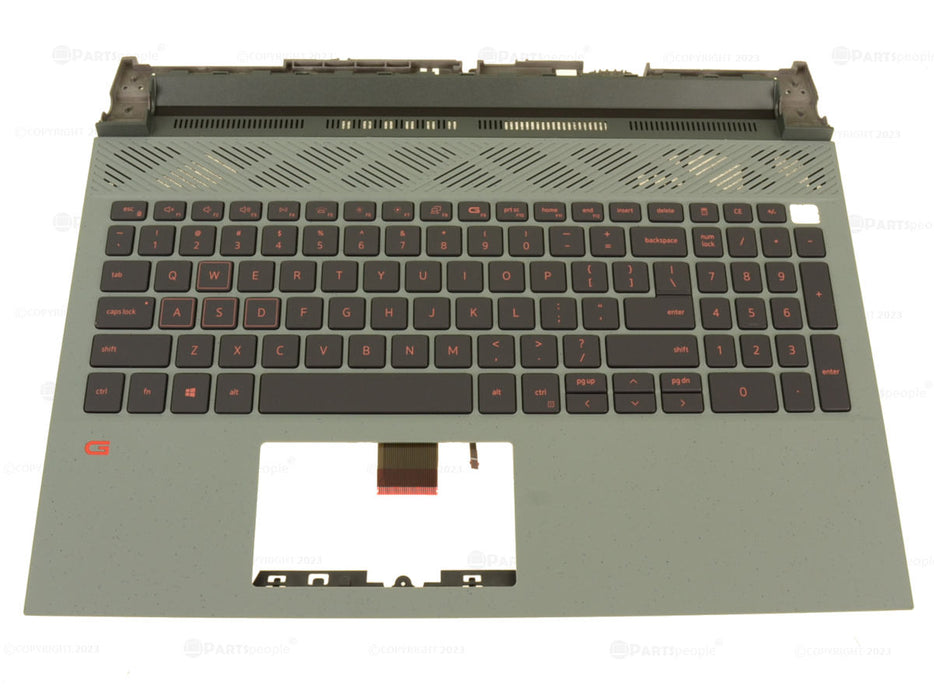 New Dell OEM G Series G15 5520 5521 5525 Palmrest Backlit Keyboard Assembly V5CRR