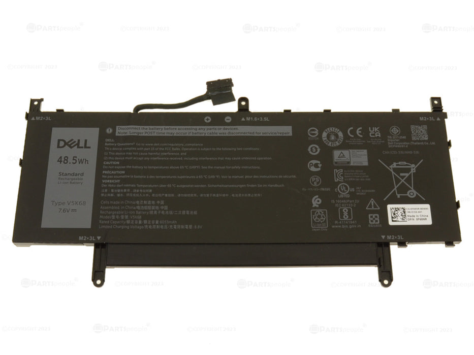 New  Dell OEM Original Latitude 9520 48.5Wh 4-cell Laptop Battery V5K68