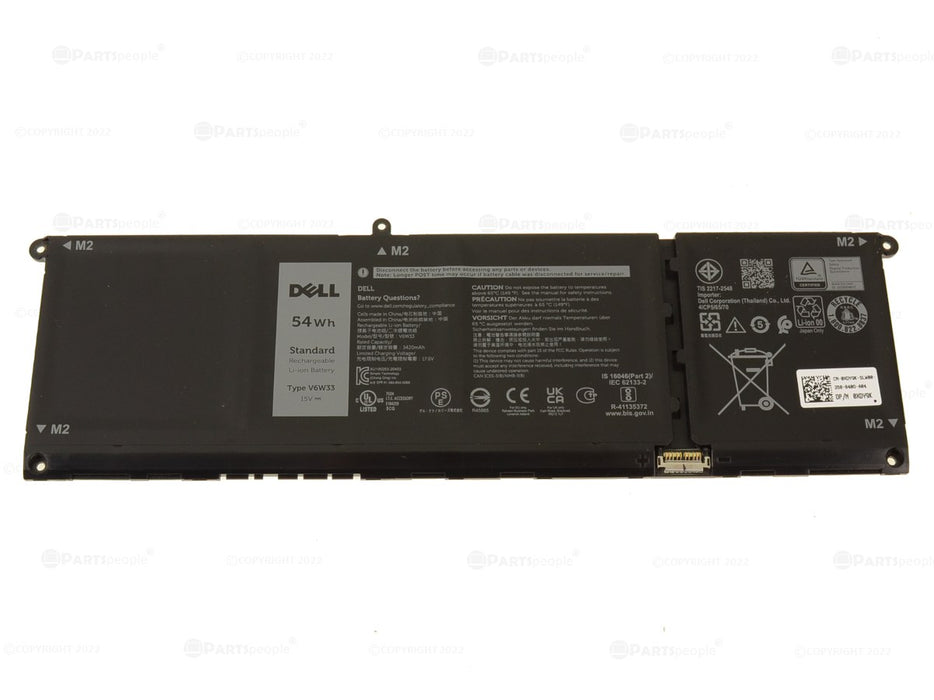 New Dell OEM Original Inspiron 5510 4-Cell 54Wh Laptop Battery V6W33