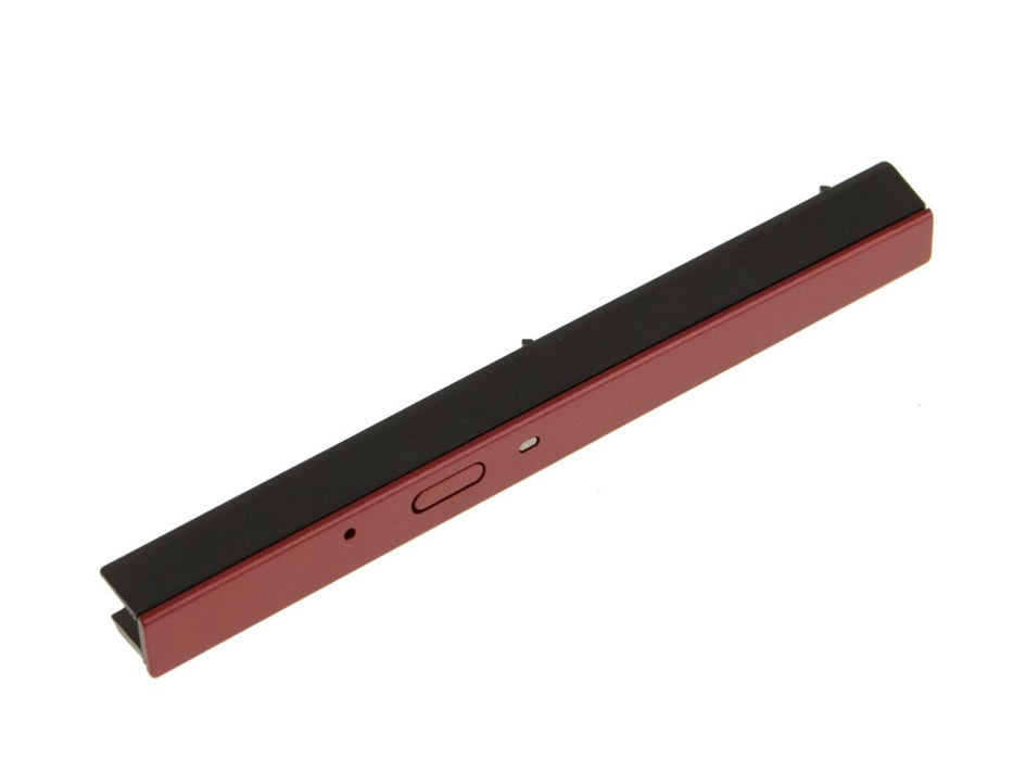 Used Dell OEM Inspiron 5558 Vostro 15 3885 Replacement Optical Drive Faceplate Bezel Red Trim V6WVH