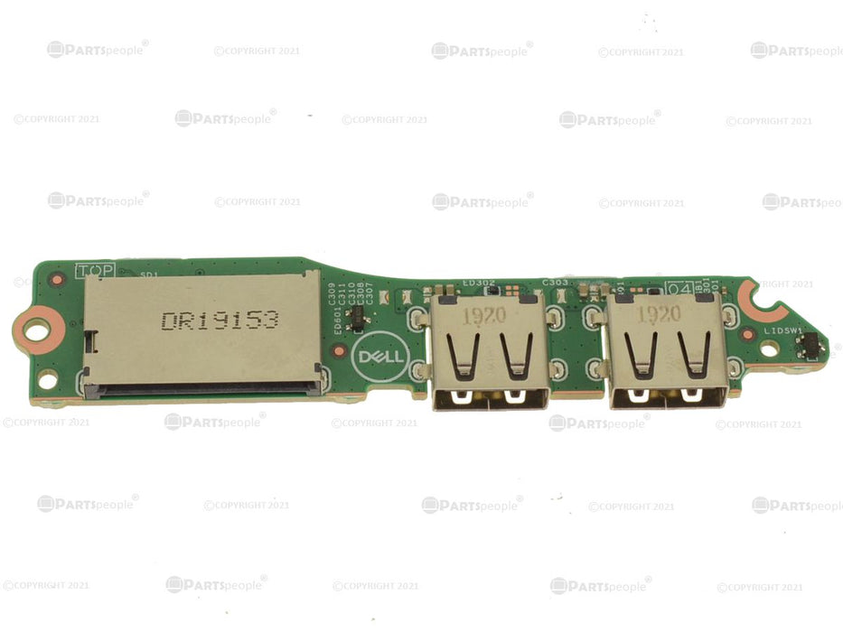 Refurbished Dell OEM G Series G3 3590 SD Card Reader USB Port IO Circuit Board V75C6