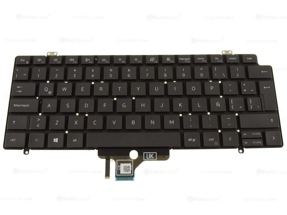 New Spanish Dell OEM Latitude 7410 Laptop Keyboard  Backlight V9XNT