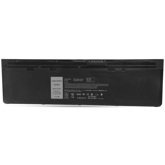 New Compatible Dell Latitude E7240 E7250 GD076 F3G33 KKHY1 451-BBFW 451-BBFX VFV59 0VFV59 W57CV WD52H HJ8KP NCVF0 Battery 52Wh