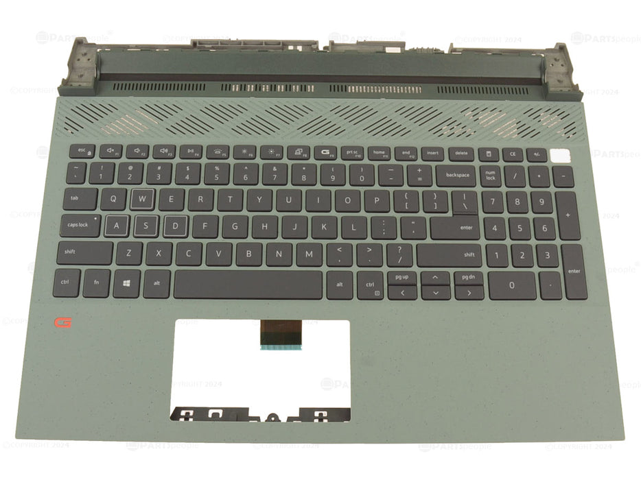 New Dell OEM G Series G15 5520 5521 5525 Palmrest Backlit 4-Zone Keyboard Assembly VGKD4