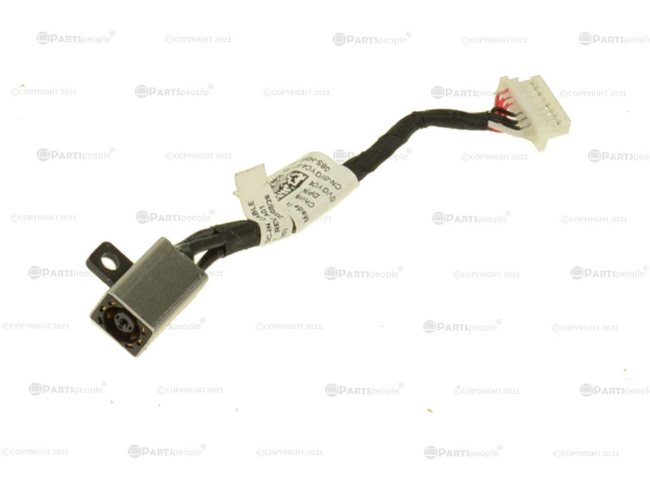 Refurbished Dell OEM Inspiron 7506 2-in-1 Silver DC Power Input Jack  Cable VGYC4