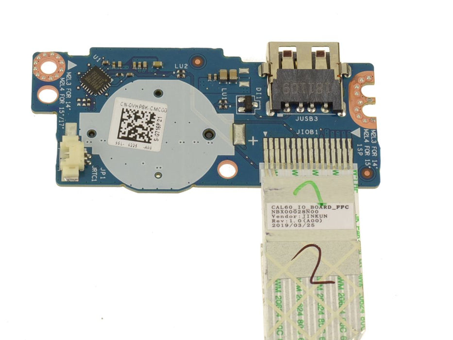 Dell OEM Inspiron 3584 USB / SD Card Reader IO Circuit Board - VHP8K
