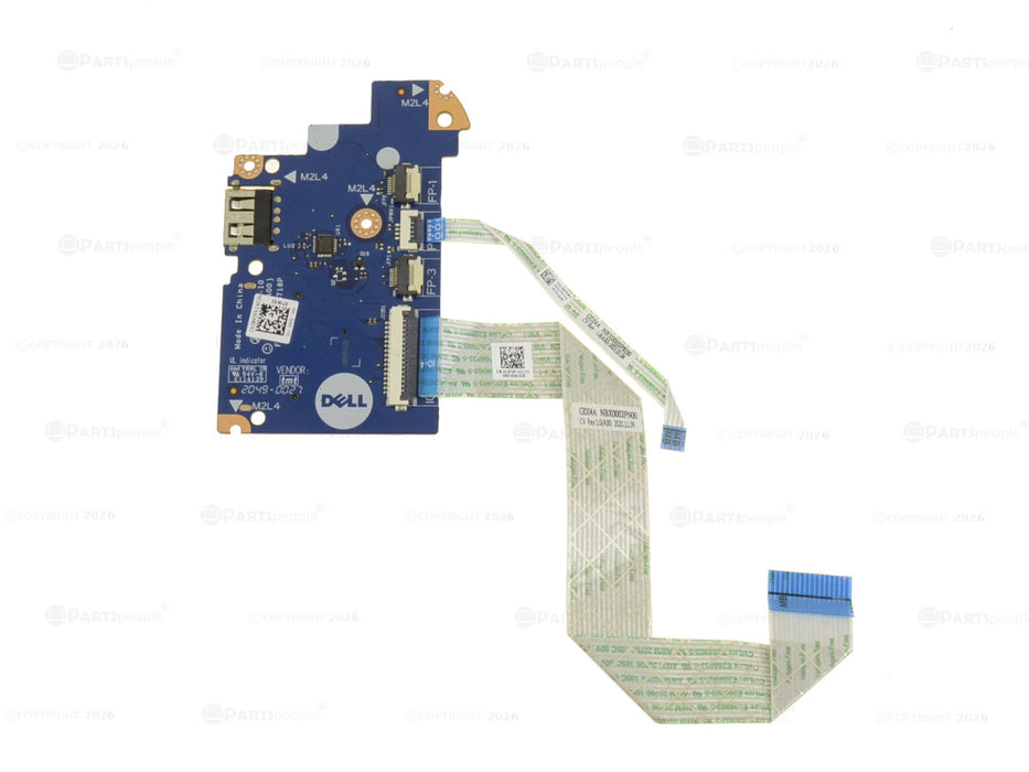 New Dell OEM Vostro 3400 Right Side Power Button USB SD Card IO Circuit Board Kit  Cable VPP98