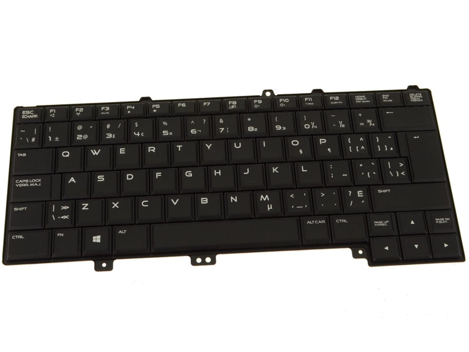 New French English OEM Alienware 13 OEM Alienware 15 R1 R2 Backlit Laptop Keyboard Assembly VVTTH