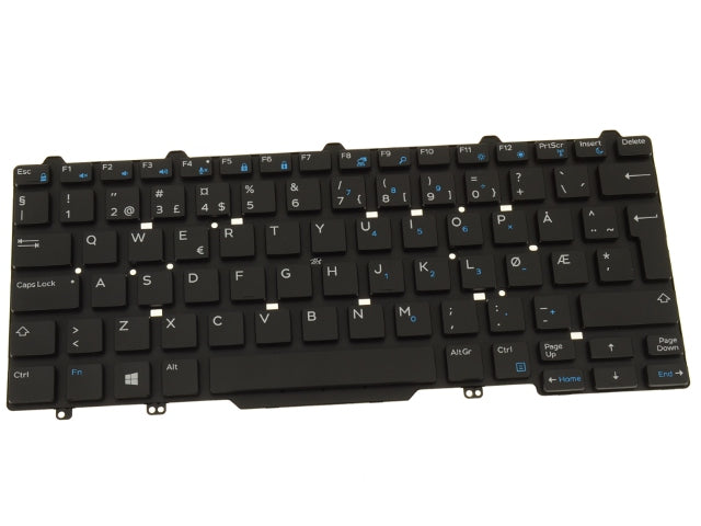 Refurbished Norwegian Dell OEM Latitude 3340 3350 Laptop Keyboard Non-Backlit VW6J9