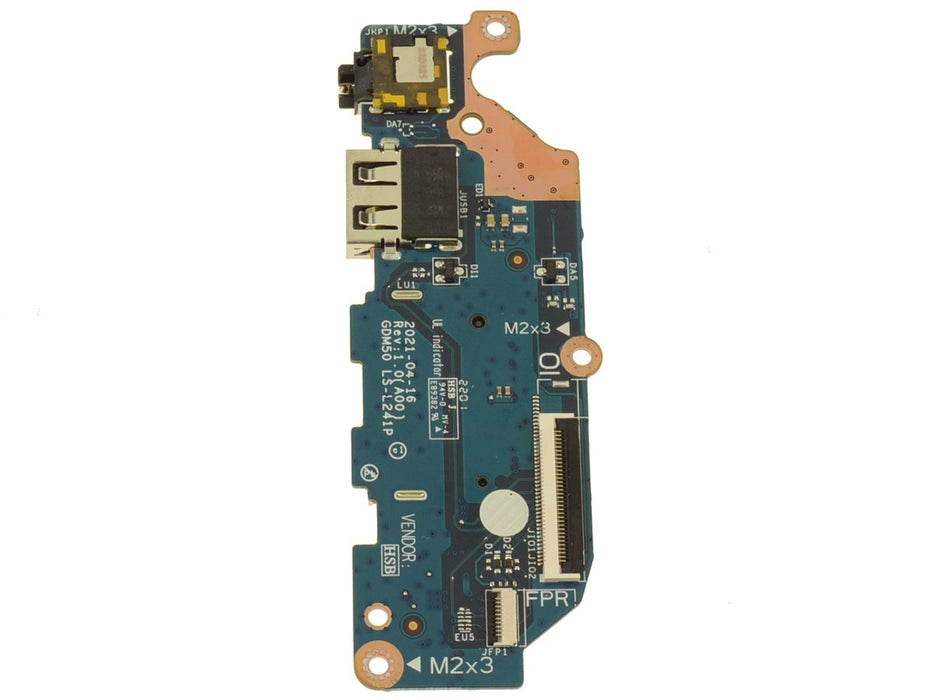 Dell OEM Inspiron 15 3510 USB / Audio Port / SD Card Reader IO Circuit Board - VWVFG