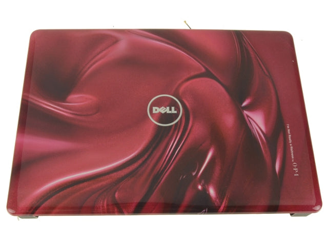 Refurbished Red Swirl Dell OEM Inspiron 1440 14" LCD Lid Back Cover Plastic W33TJ