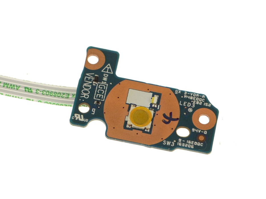 Dell OEM Inspiron 15 (7566 / 7567) Power Button Board with Cable - WDRC4