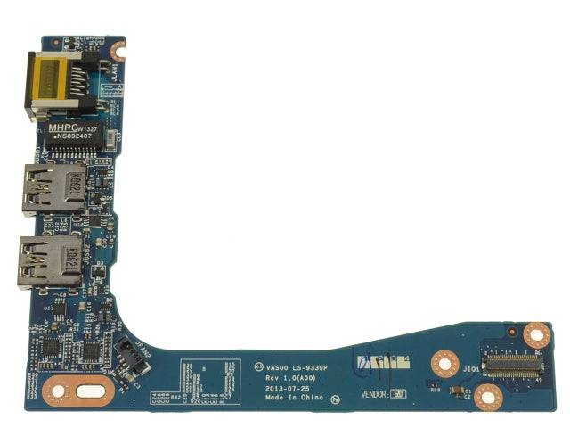 Alienware 17 R1 USB / RJ-45 Ethernet Ports IO Circuit Board - N1DX7 - WH486