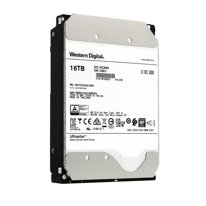 New WD 16TB SAS 12Gb/s 7.2K RPM 512M Hard Drive 0F38357