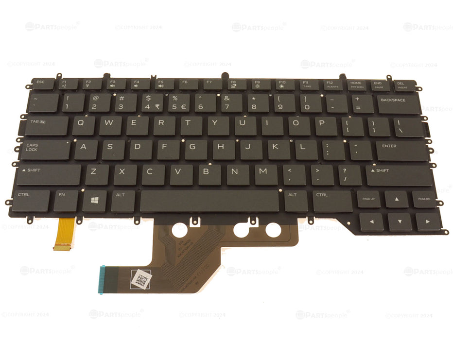 New US INTL OEM Alienware m15 R3 m15 R4 Laptop Keyboard Assembly Per-key RGB Backlit WV293