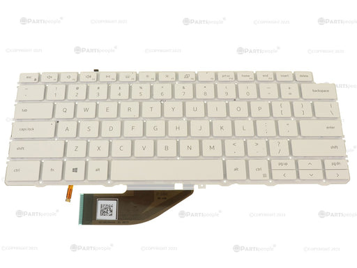 Refurbished Dell OEM XPS 7390 9310 2-in-1 Backlit Keyboard White XD3H3 WW39R VKJ01 - LaptopParts.ca