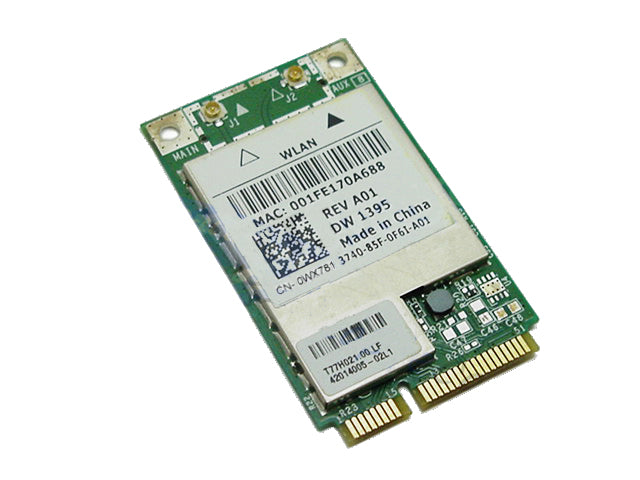 Used Dell OEM Wireless 1395 802.11 b/g Wireless WiFi Card WLAN Mini-PCI Express WX781