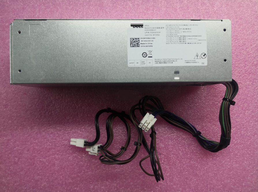 New Dell 7080MT 7070 7060 3050M L260EBM-01 260W Power Supply J17YJ 0J17YJ