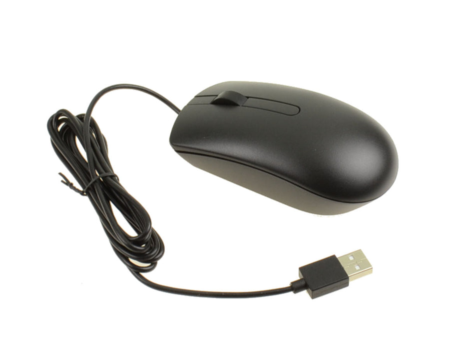 New Dell OEM MS116 Black 3-Button USB Optical Mouse 1000 DPI
