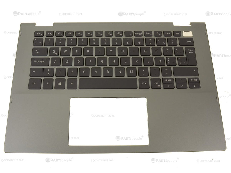 New SPANISH Dell OEM Inspiron 5400 2-in-1 Backlit Keyboard Palmrest Assembly 76KWT