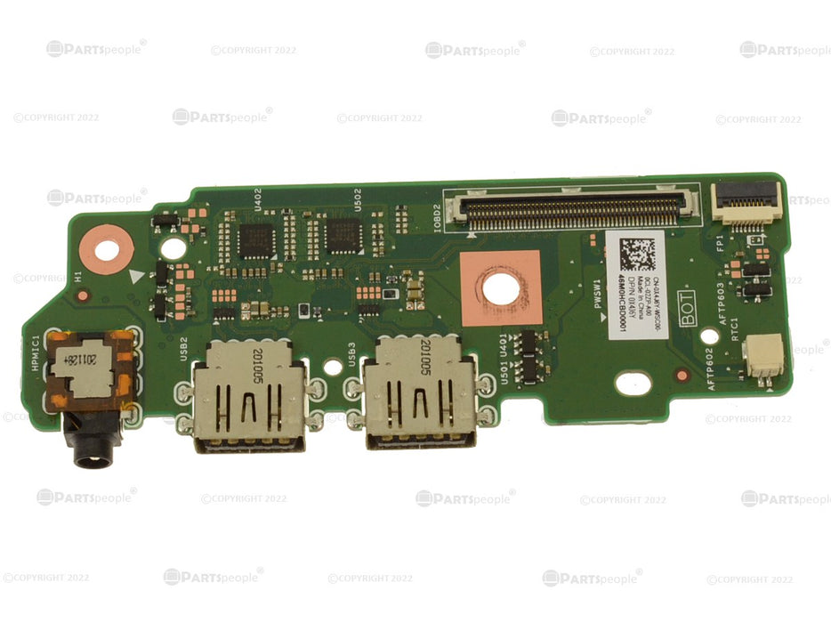 Dell OEM Inspiron 7791 2-in-1 USB / Audio Port IO Circuit Board - X4J6Y